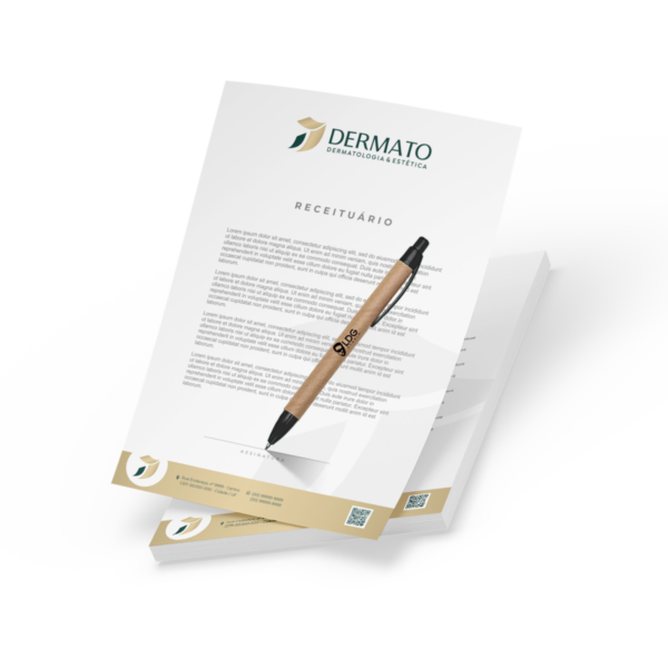 1000 Receituários Timbrados A4 Personalizados - Image 4