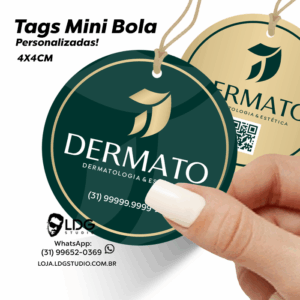 Tags Personalizadas Frente e Verso