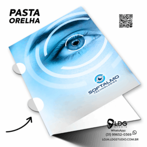 1000 Pastas Modelo Orelha Personalizadas