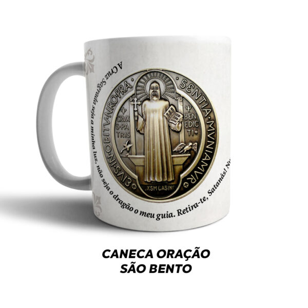 Caneca Oração São Bento - Imagem 3