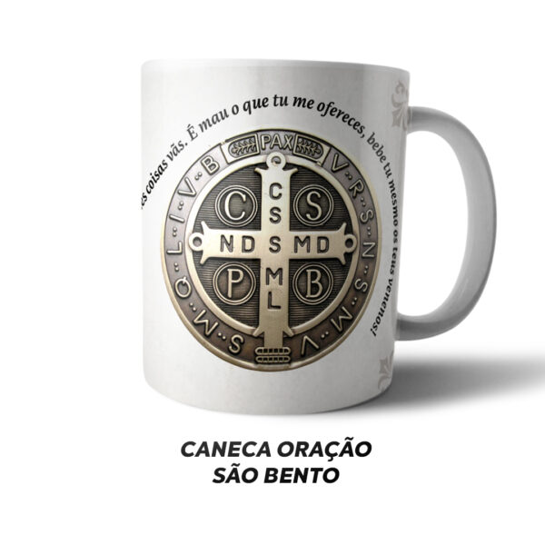 Caneca Oração São Bento - Imagem 4