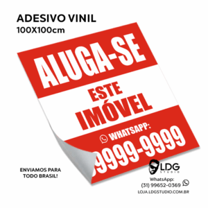 Adesivo Vinil Aluga-se Este Imóvel