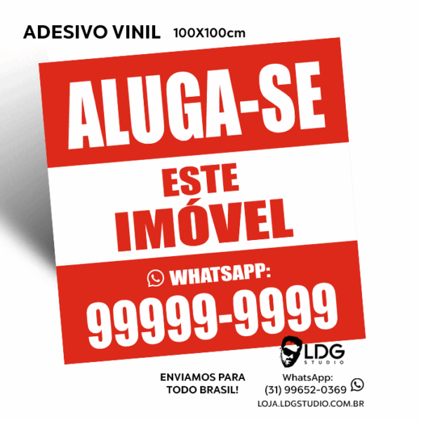 Adesivo Aluga-se Este Imóvel