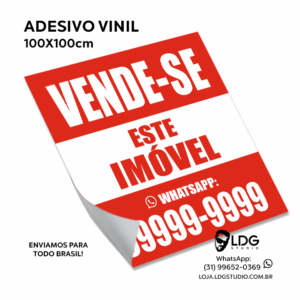 Adesivo Vinil Vende-se Este Imóvel