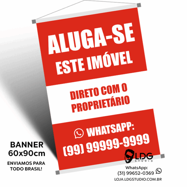 Banner Aluga-se
