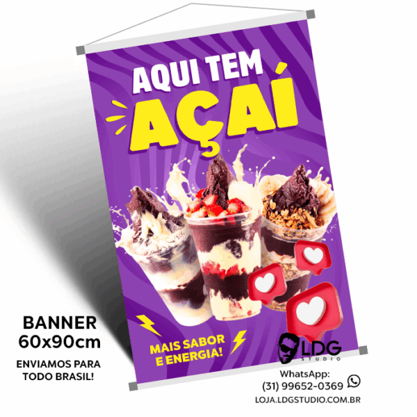 Banner Aqui Tem Açaí