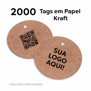 Tag Kraft Frente e Verso