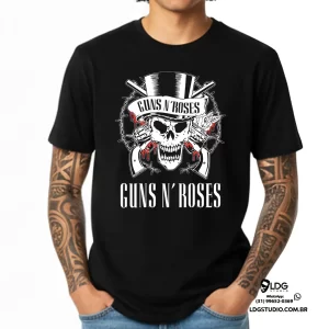 Camiseta Rock Guns N Roses