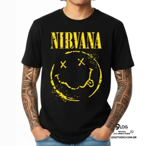 Camiseta Rock Nirvana
