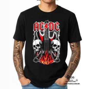 Camiseta ACDC modelo 01