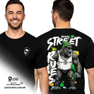 Tshirt Gorila Coleção Street Rules
