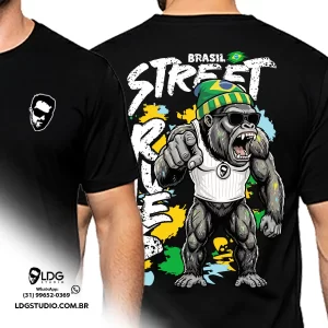Camiseta Street Rules Gorila
