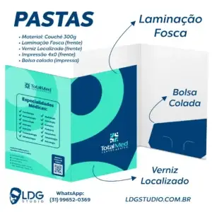 1000 Pastas Premium com Bolsa Colada