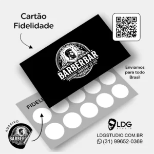 Cartão Fidelidade Barber Barbearia