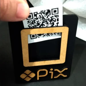 Placa PIX QR Code
